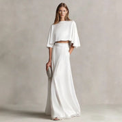 Minimalistische Satijnen Dames Set – Relaxed Fit & Elegante Flow