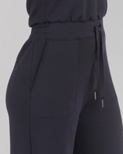 Modieuze jumpsuit met vetersluiting voor dames