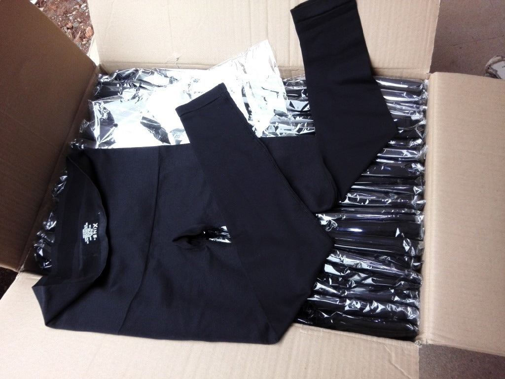 Strakke buik naadloze hoge taille basis lichaamsvormende cropped broek