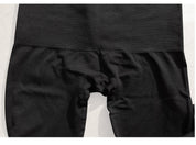 Strakke buik naadloze hoge taille basis lichaamsvormende cropped broek