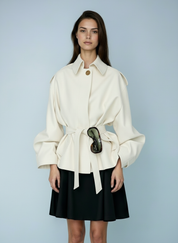 Trench jacket met ceintuur