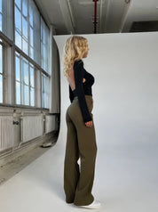 High-Waist Pantalon Met Rechte Pijpen