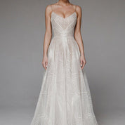 Lente en zomer sexy sling geborduurde mouwloze jurk