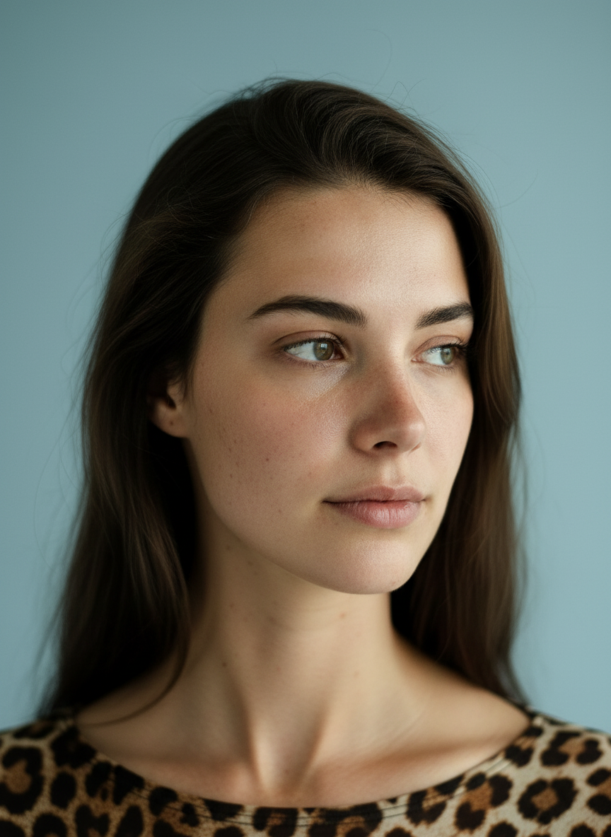 Animal-Print Longsleeve Top met Flared Mouwen