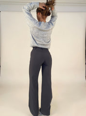High-Waist Pantalon Met Rechte Pijpen
