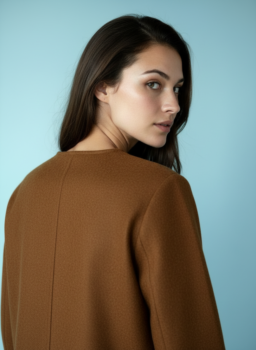 Minimalistisch Kort Jasje met Knopen