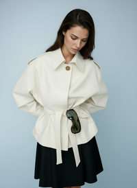 Trench jacket met ceintuur