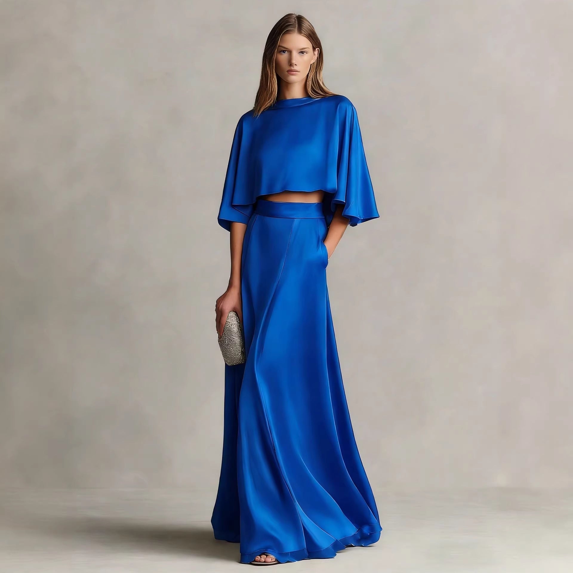 Minimalistische Satijnen Dames Set – Relaxed Fit & Elegante Flow