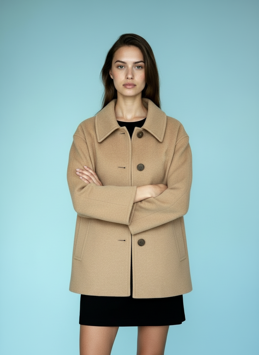 Dames Jas van Wolmix – Loose Fit & Tijdloze Look