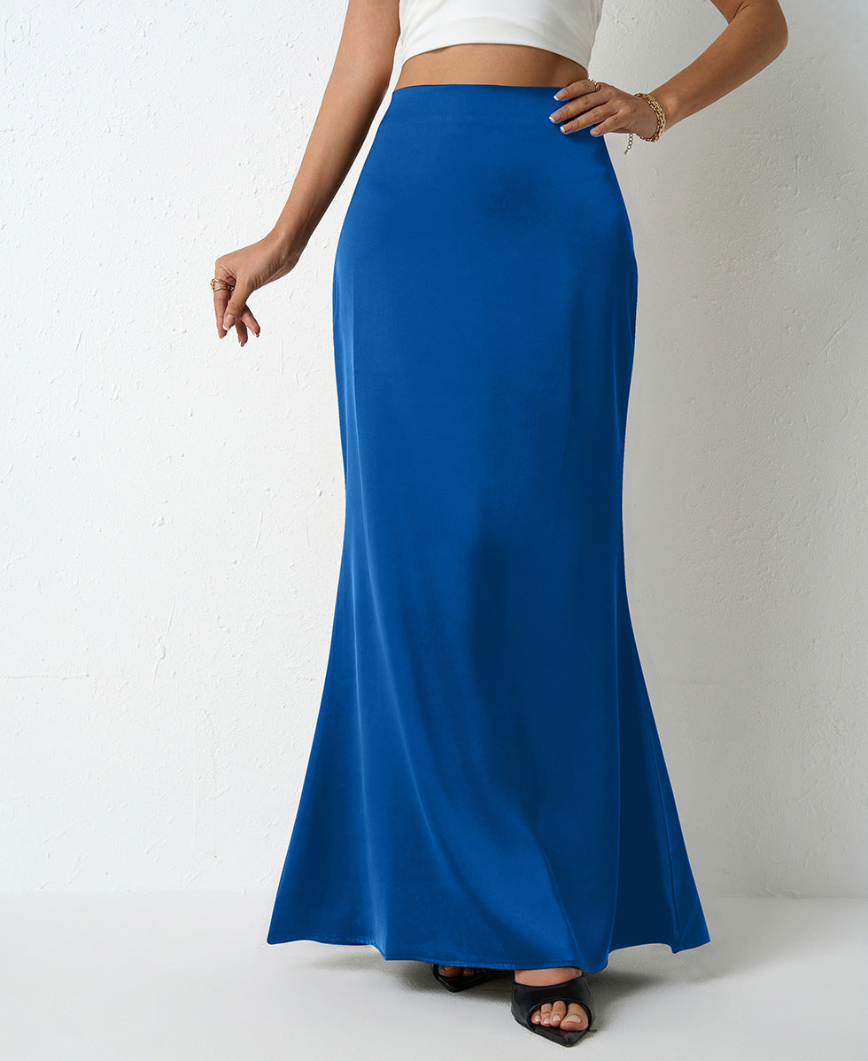 Elegante Satijnen Maxi Rok
