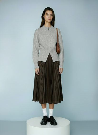 Zachte gebreide trui