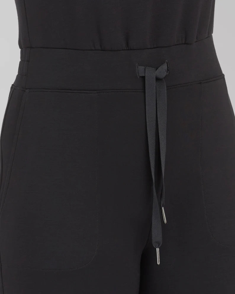 Modieuze jumpsuit met vetersluiting voor dames