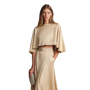 Minimalistische Satijnen Dames Set – Relaxed Fit & Elegante Flow