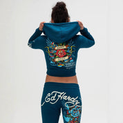 Trendy Uitlopende Broek Met Een Bedrukt Ontwerp