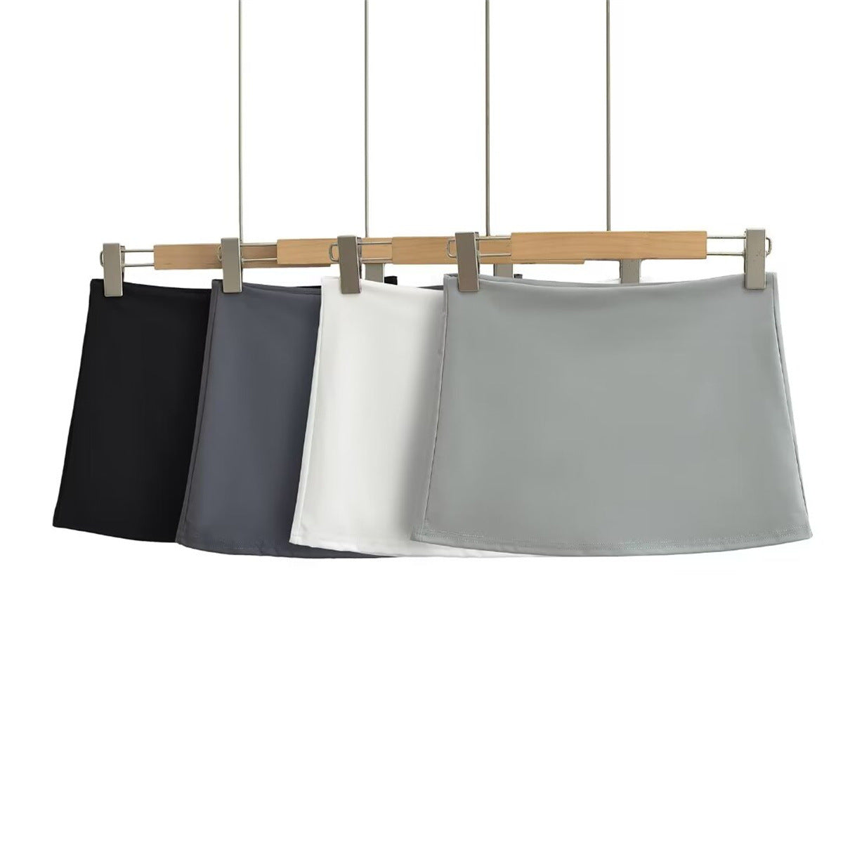 Slim Fit Stretch Retro Sport Rok Met Lage Taille Voor Dames