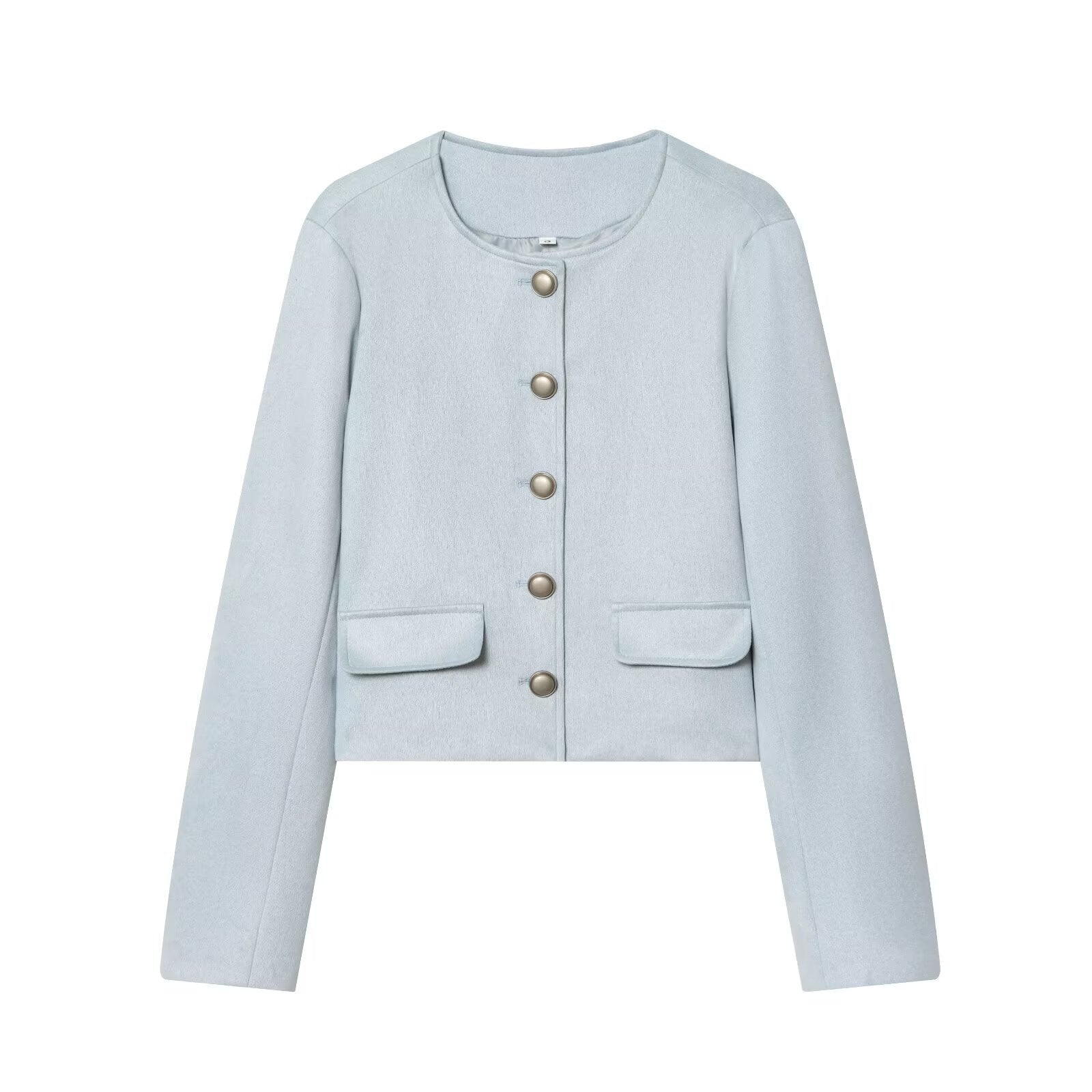 Minimalistisch Kort Jasje met Knopen