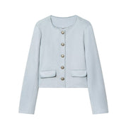 Minimalistisch Kort Jasje met Knopen