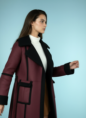 Lange Teddy-Fleece Mantel met Gevoerde Binnenkant – Warm & Stijlvol voor de Winter