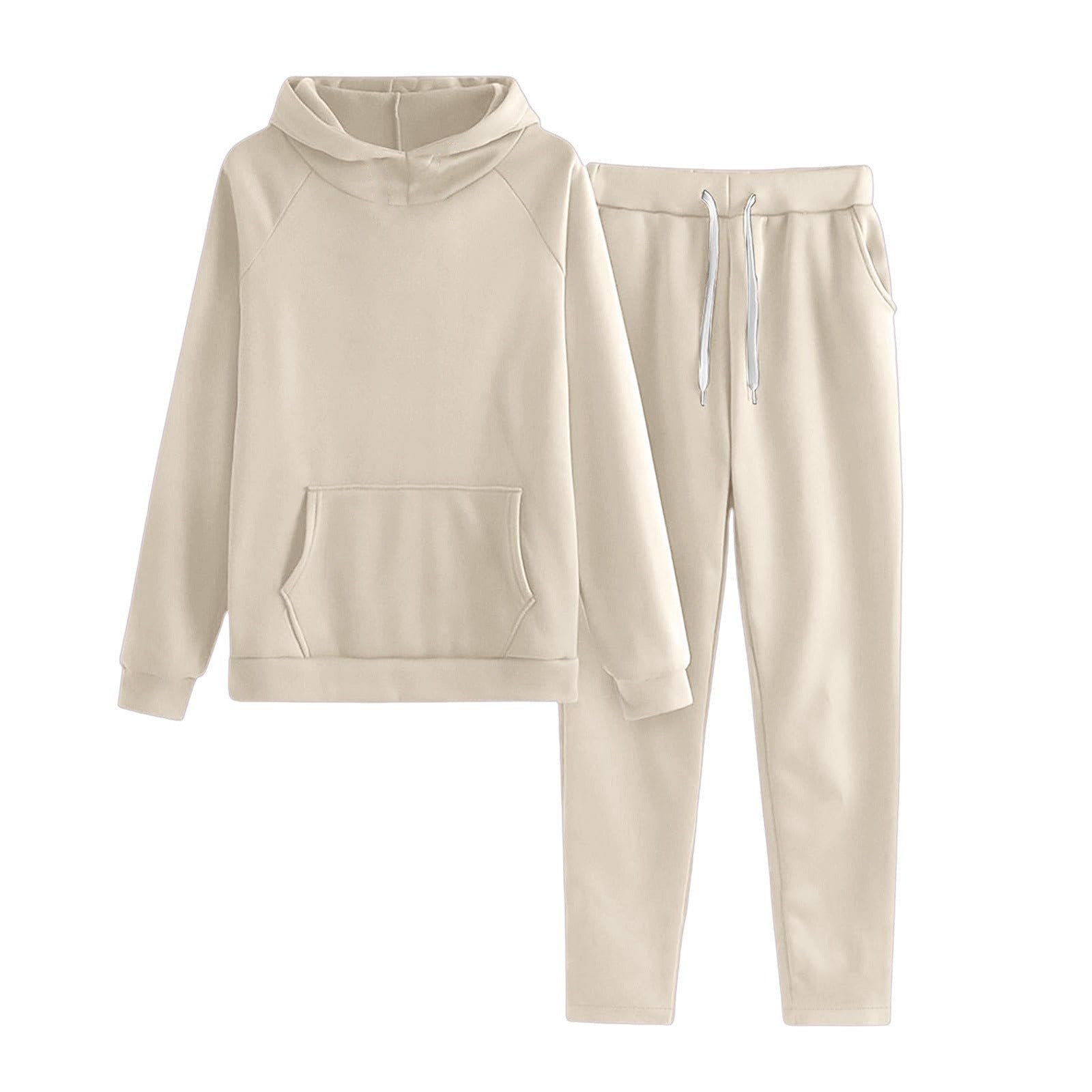 Cozy Hoodie & Jogger Set in Zachte Pasteltint