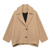 Dames Jas van Wolmix – Loose Fit & Tijdloze Look