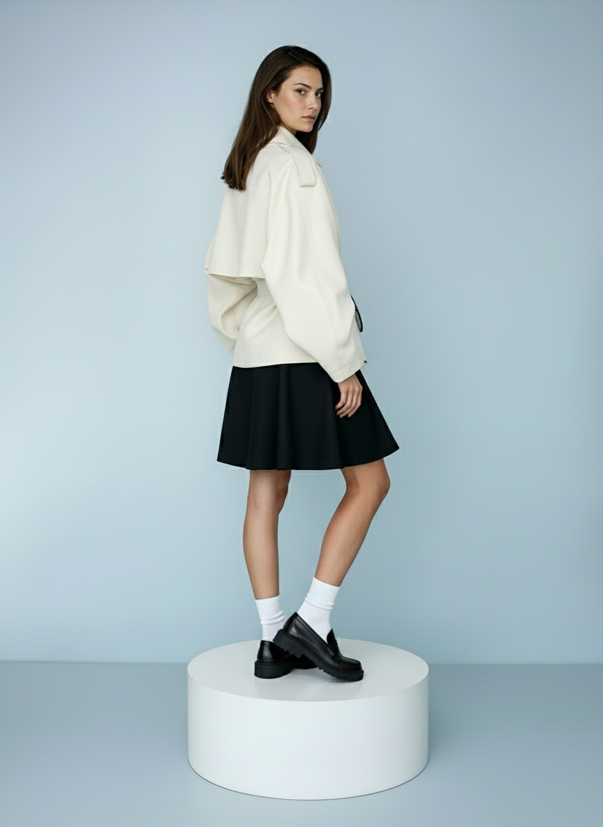 Trench jacket met ceintuur