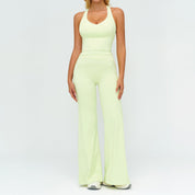 Yogaset voor dames met schouderbanden Premium ontwerp