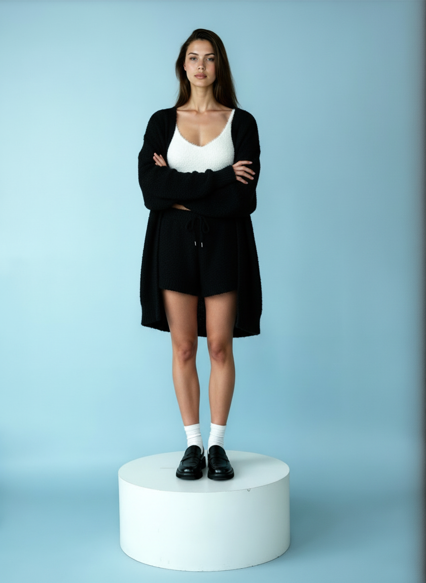 Zachte 3-delige lounge set