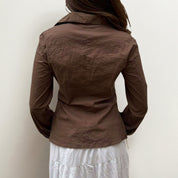 Stijlvolle minimalistische casual top met lange mouwen voor dames