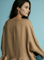 Minimalistische Blouse- en Maxi Rok Set voor Dames