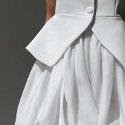 Stijlvol En Minimalistisch Mouwloos Damespak