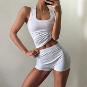 Atletische Yoga-Stijl Camisole En Zomer Shorts Set