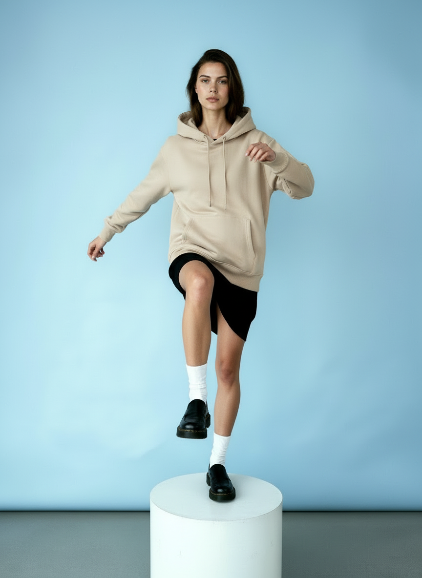 Cozy Hoodie met Oogmasker – Comfort & Fun in één