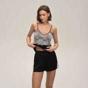 Kanten Camisole Shorts Dames Loungewear Casual Set