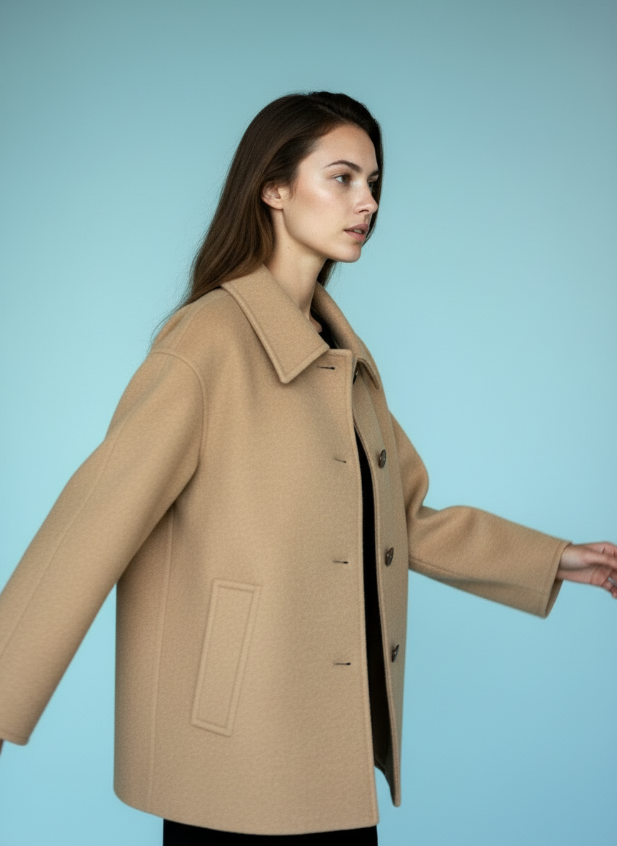 Dames Jas van Wolmix – Loose Fit & Tijdloze Look