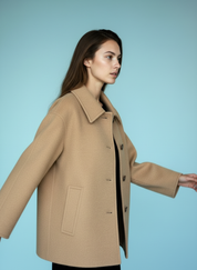 Dames Jas van Wolmix – Loose Fit & Tijdloze Look