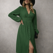 Vintage-Chique Maxi Jurk