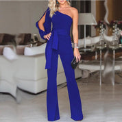 Elegante Dames Jumpsuit met Open Mouwen