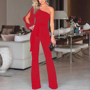 Elegante Dames Jumpsuit met Open Mouwen