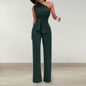 Dames Jumpsuit met Één Schouder