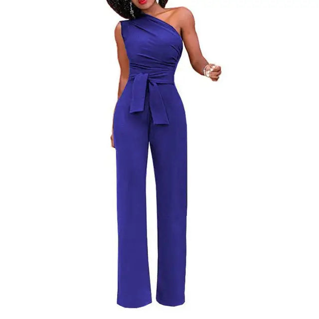 Dames Jumpsuit met Één Schouder