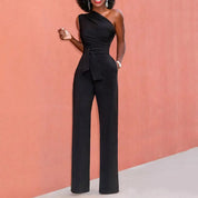 Dames Jumpsuit met Één Schouder