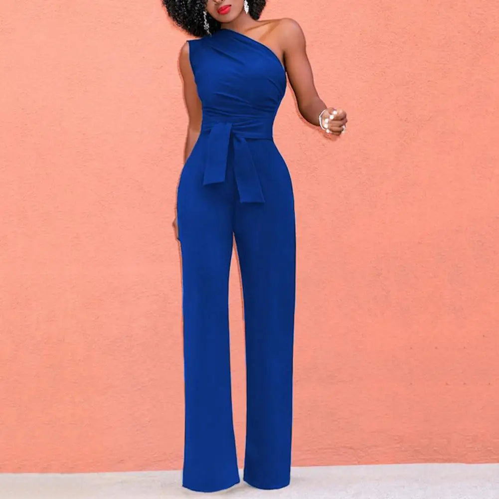 Dames Jumpsuit met Één Schouder