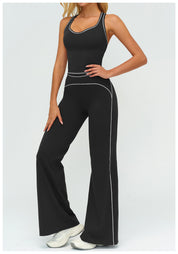 Yogaset voor dames met schouderbanden Premium ontwerp