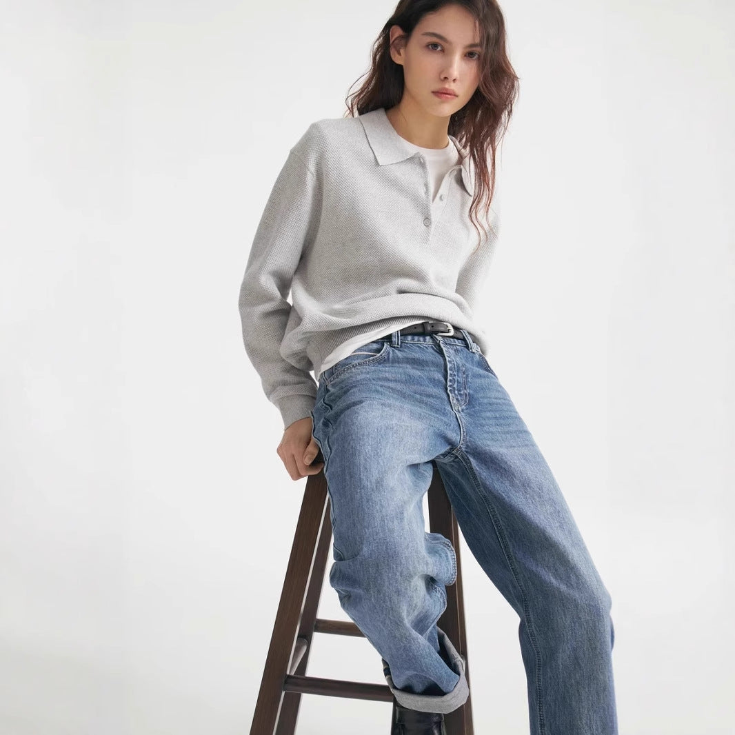 Dames effen kleur coltrui trui trui gebreide top