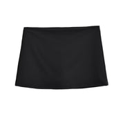 Slim Fit Stretch Retro Sport Rok Met Lage Taille Voor Dames