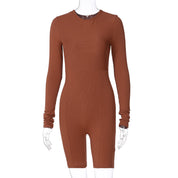 Dameslegging Nieuwe gebreide Slim-fit Hip Lift Sport Yoga Jumpsuit