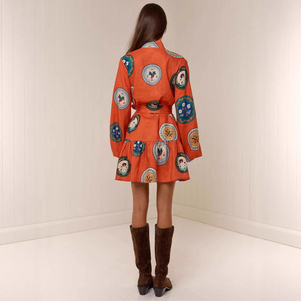 Casual en stijlvolle linnen overhemdvest met een verfijnde sfeer