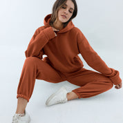 Casual Hooded Sweater Two-Piece Set – Dames Lounge & Tracksuit