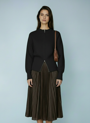 Zachte gebreide trui