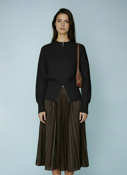 Zachte gebreide trui